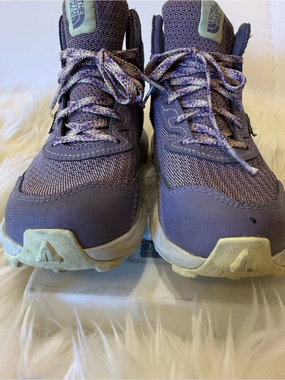 The North Face Lavender Trail Hiking Boots with Mint Accents